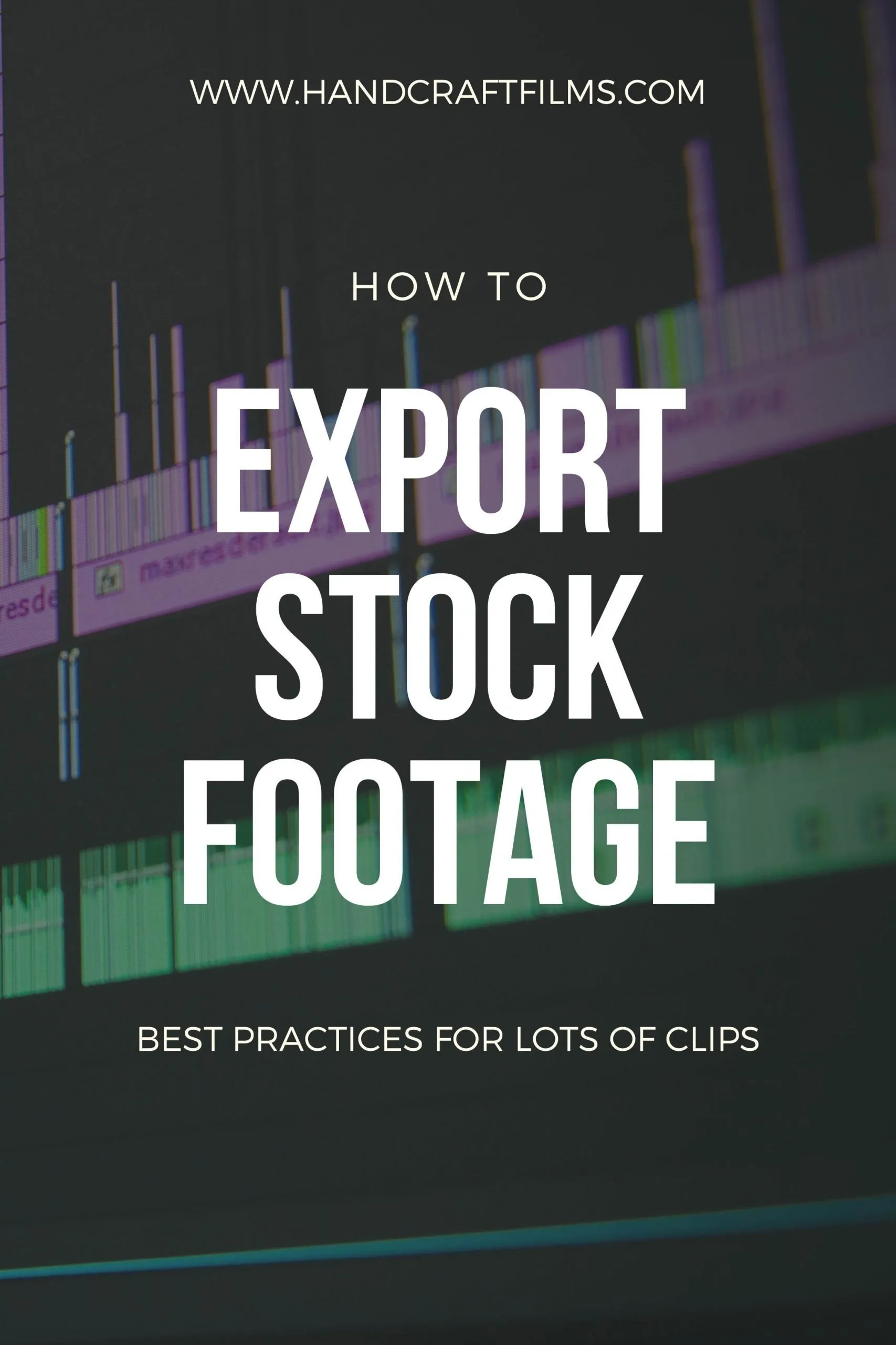 How to Export Stock Footage