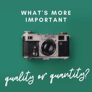 Quality or quantity for selling stock photos