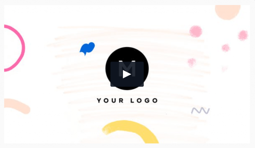 Hand Drawn Brush Premiere Pro Logo Reveal Template