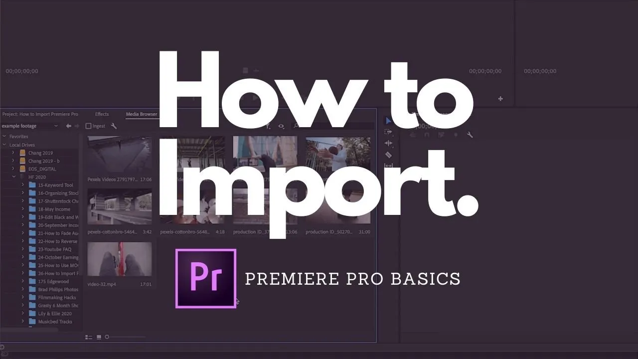 How to Import Videos in Premiere Pro: Quick & Easy