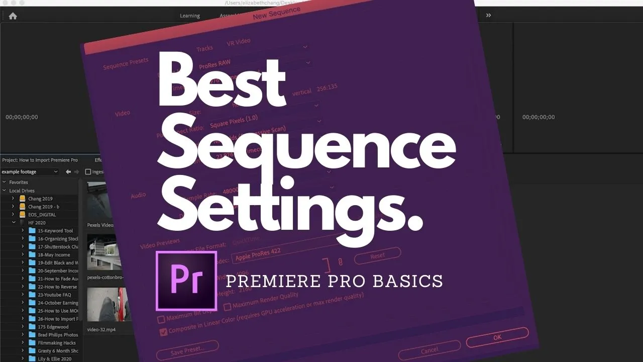 Best Sequence Settings for Premiere Pro Videos: A Complete Guide